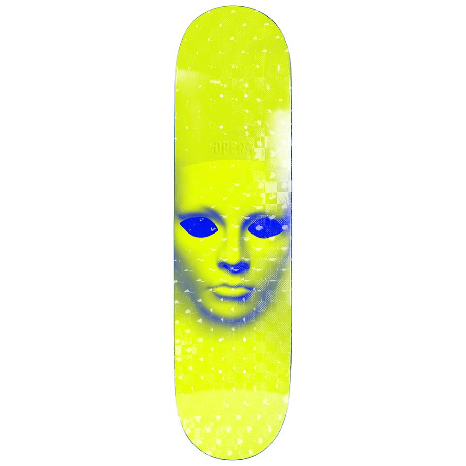 Opera 8.5 Face Ex7 Yellow Holographic Deck Kaykay Tahtası