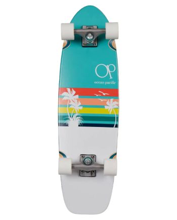 Ocean Pacific 30’’ Sunset Teal White Cruiser Longboard