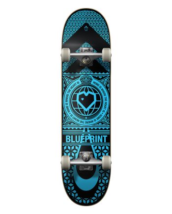 BluePrint 8.25 Home Heart Black Blue Skateboard Kaykay
