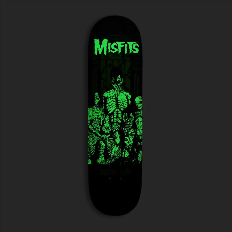 Zero 8.25 Team x Misfits Earth A.D. GITD Deck Kaykay Tahtası | SBC
