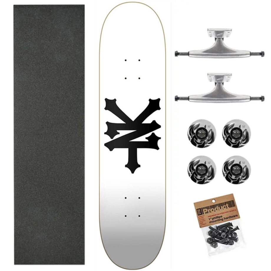 Zoo York 8.375 95 Crackerjack White Black Ulti Skateboard Kaykay