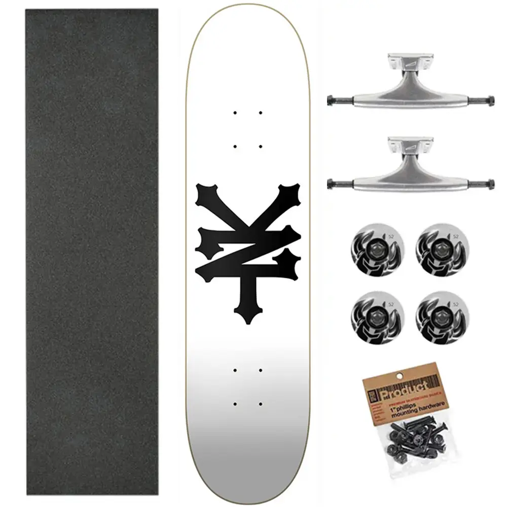 Zoo York 8.125 95 Crackerjack White Black Ulti Skateboard Kaykay