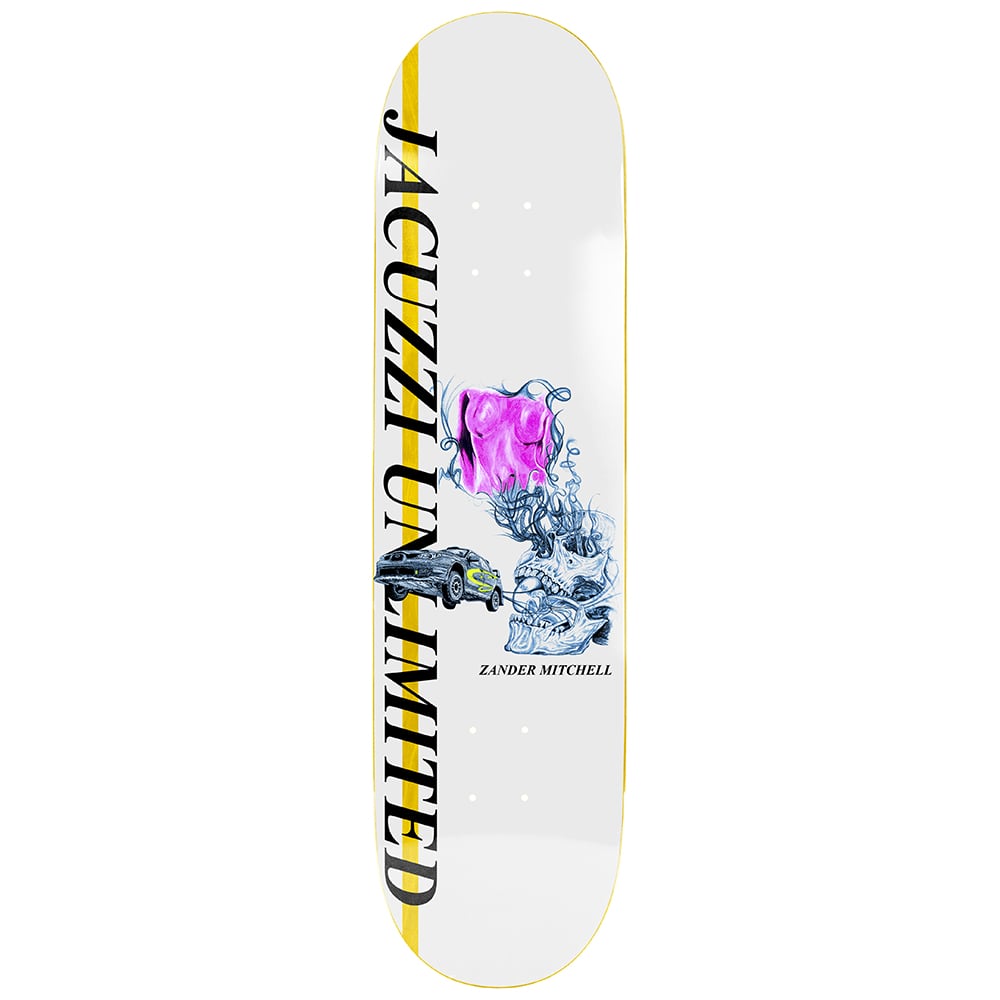 Jacuzzi 8.125 Zander Race Car EX7 White Deck Kaykay Tahtası 1 Jacuzzi 8.125 Zander Race Car EX7 White Deck Kaykay Tahtası