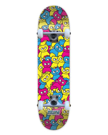 Meow 7.75 Sticker Pile Complete CMYK Multi Skateboard Kaykay