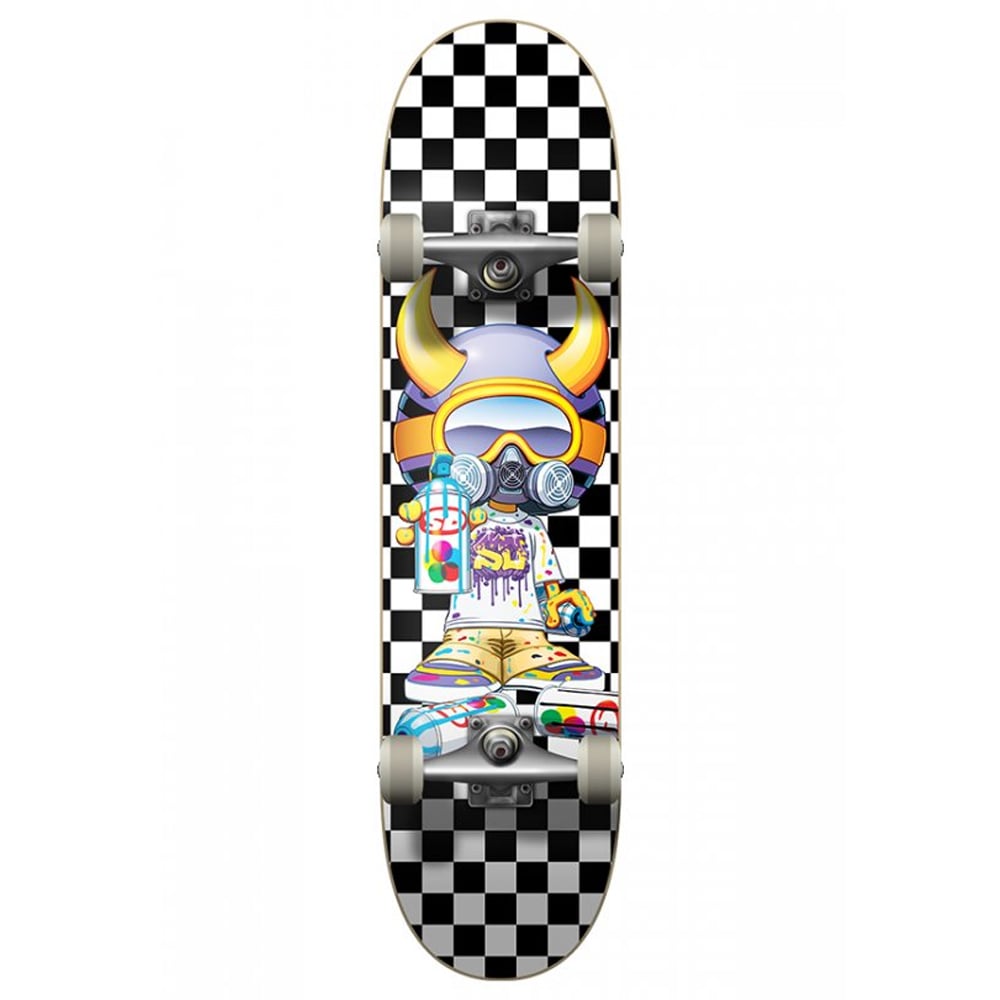 Speed Demons 8.25 Tagger Black White Cheks Skateboard Kaykay 1 Speed Demons 8.25 Tagger Black White Cheks Skateboard Kaykay