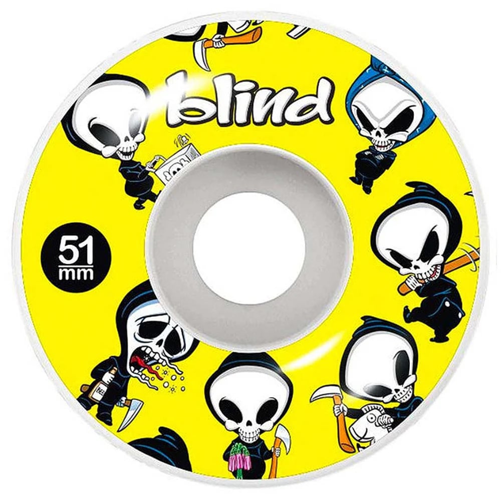 Blind 51 mm Reaper Wallaper Yellow Wheel Tekerlek Seti 1 Blind 51 mm Reaper Wallaper Yellow Wheel Tekerlek Seti