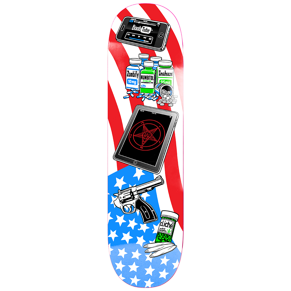 Cliche 8.0 American Dream Skateboard Deck Kaykay Tahtası 1 Cliche 8.0 American Dream Skateboard Deck Kaykay Tahtası