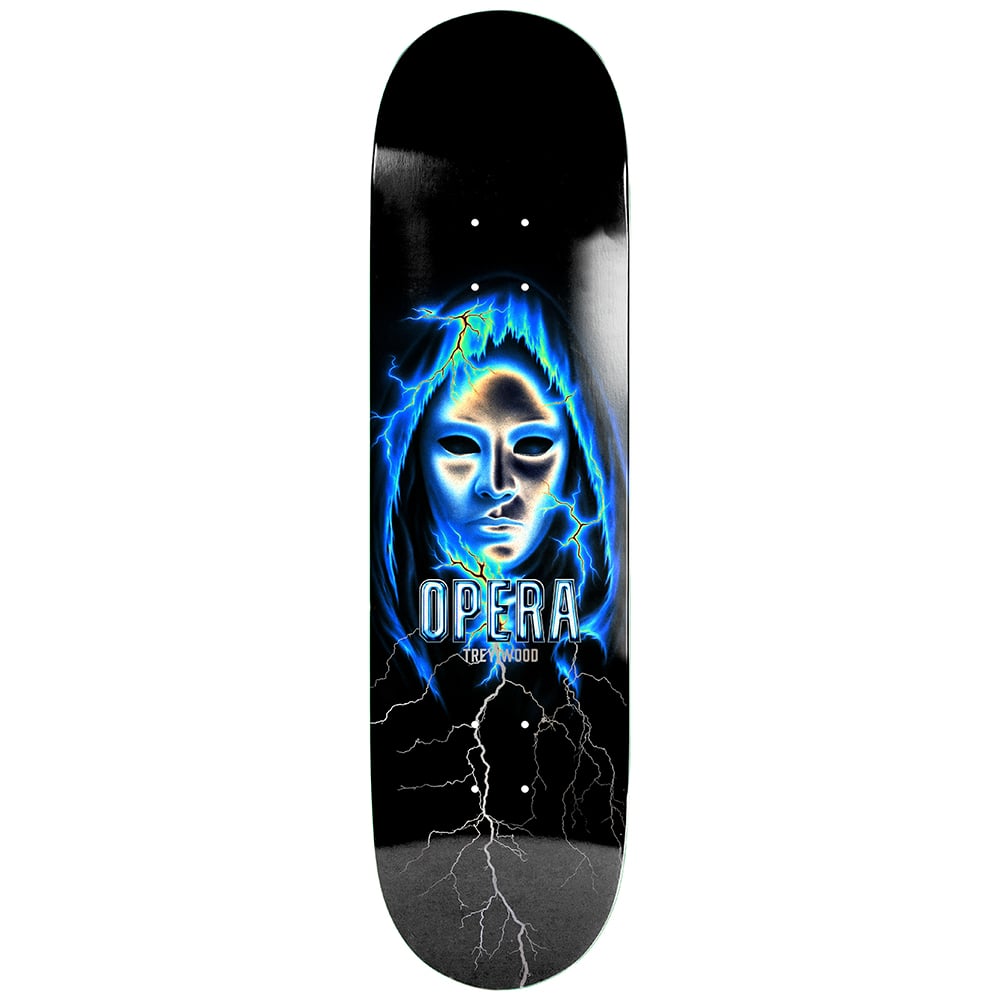 Opera 8.25 Trey Wood Lightning Ex7 Black Silver Deck Kaykay Tahtası 1 Opera 8.25 Trey Wood Lightning Ex7 Black Silver Deck Kaykay Tahtası